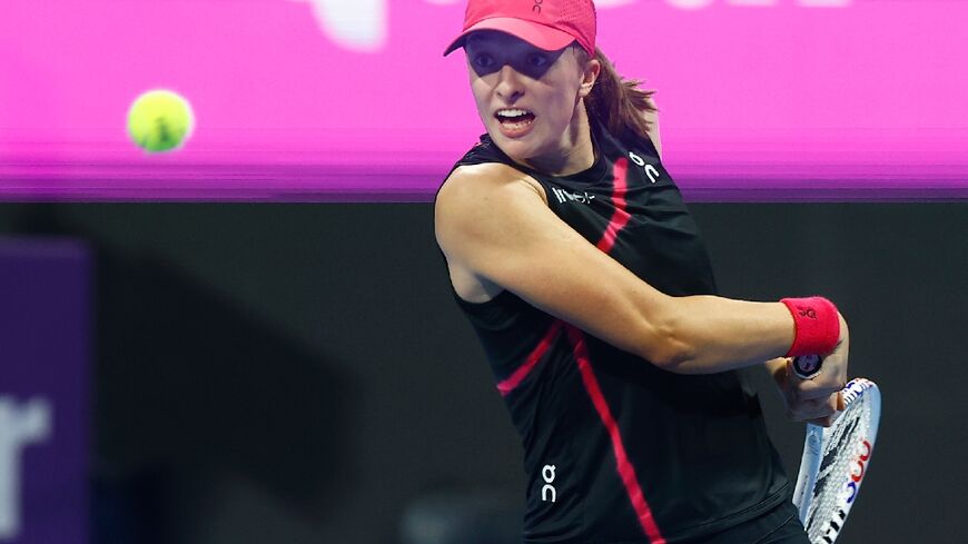 Iga Swiatek has won 23 straight sets in Doha